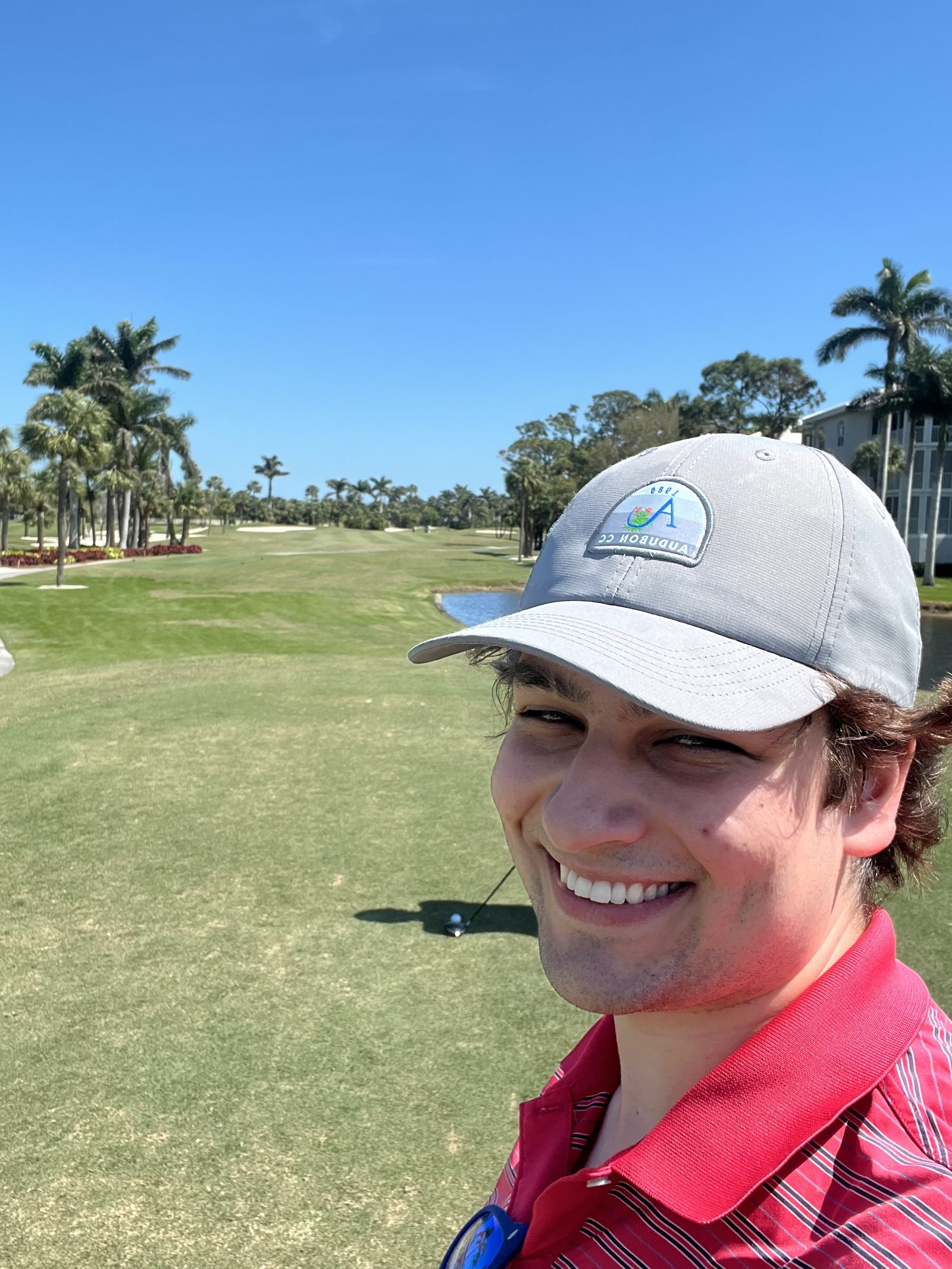 Robert on a golf course